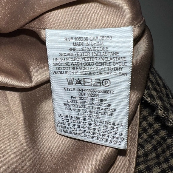 Joie Plaid Skirt - Picture 5 of 7